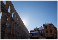 Espanha, Segovia, aqueduto, neve, 